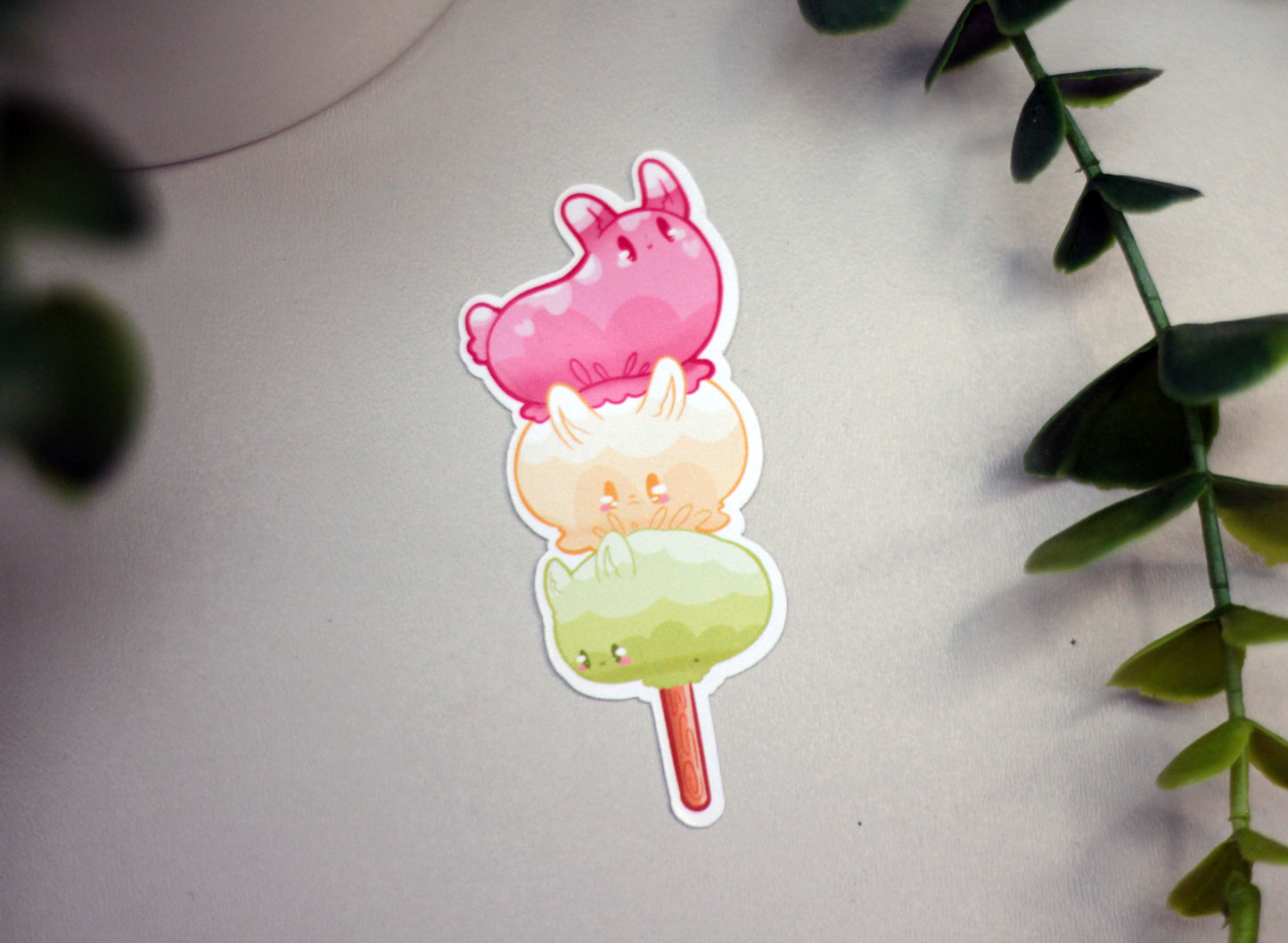Bunny Dango Sticker - Original Design