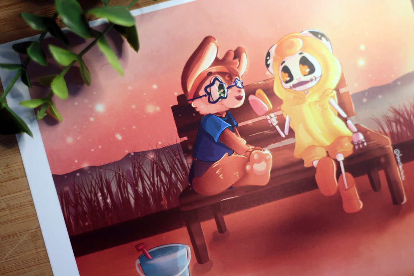 Friendship on the Fringe - Frankie And Friends Art Print.