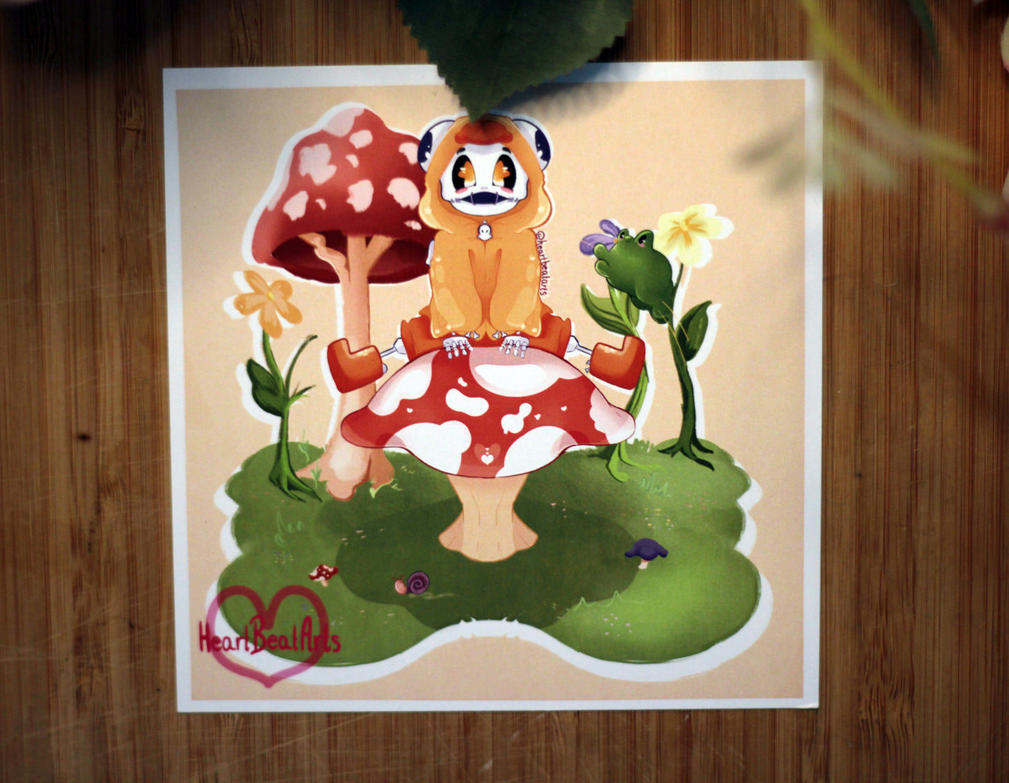 Frankie on a Shroom - Mini Art Print