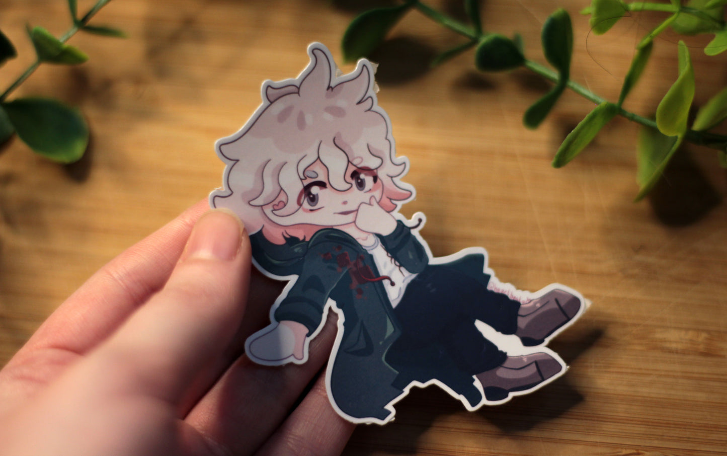 Chiaki Nanami and Nagito Komeda - Danganronpa FANMADE Stickers