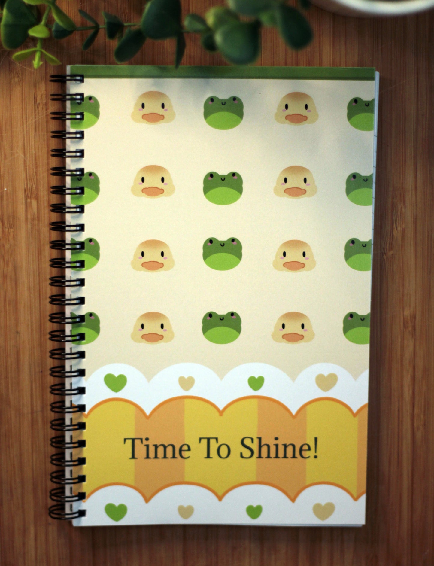 Duck and Frog Themed Notebook / Journal