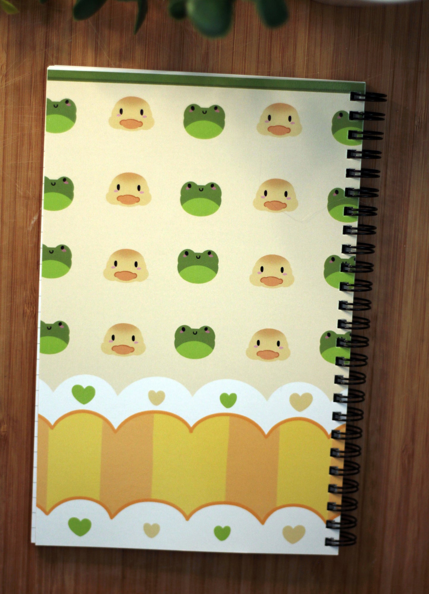 Duck and Frog Themed Notebook / Journal