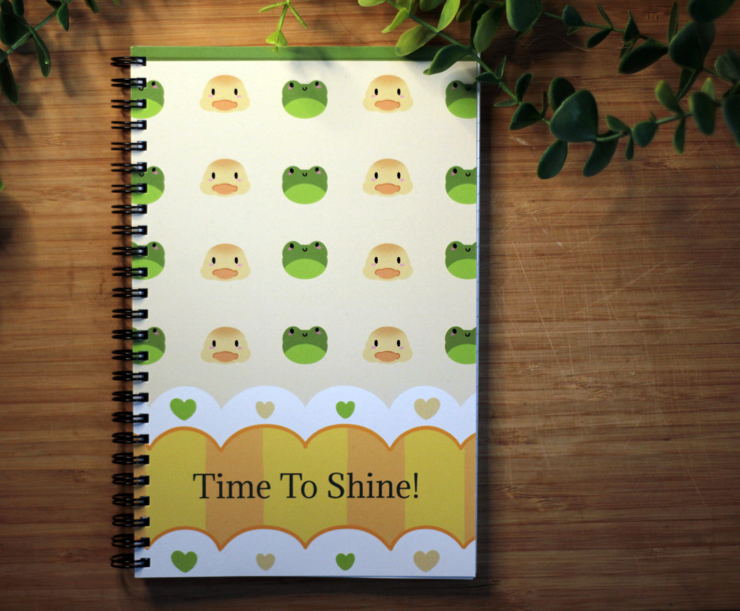 Duck and Frog Themed Notebook / Journal