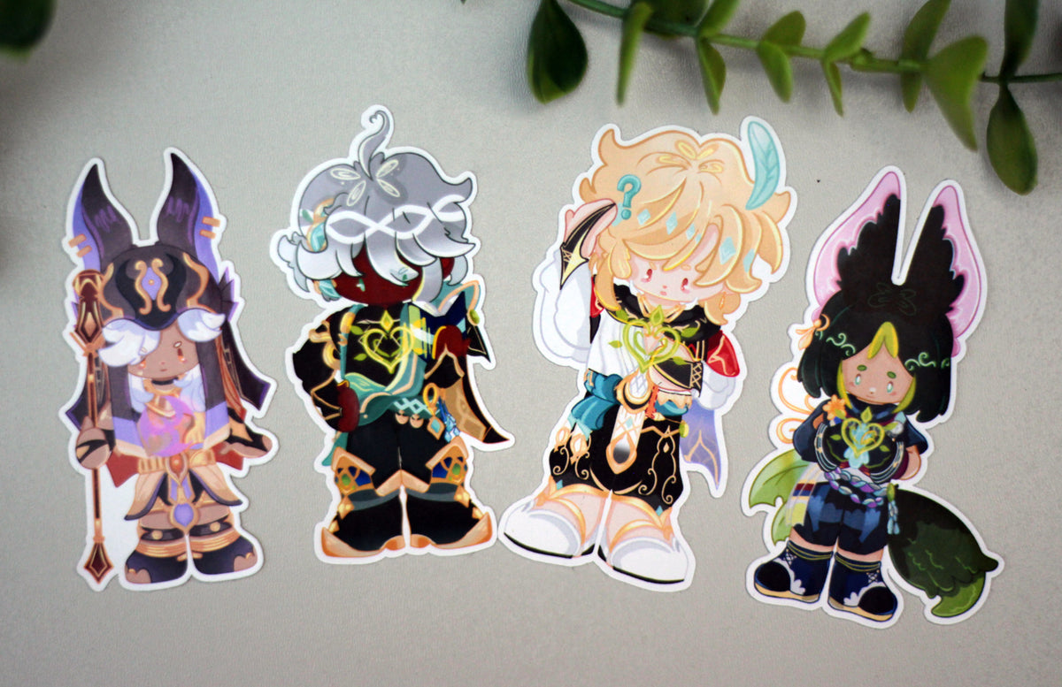 4ggervate Stickers - Genshin Impact FANART