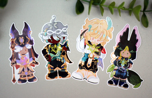 4ggervate Stickers - Genshin Impact FANART