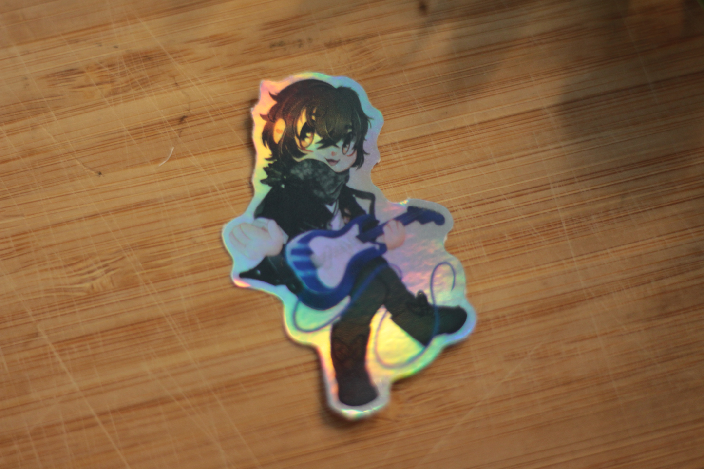 IRIDESCENT SOUKOKU STICKERS BAND AU