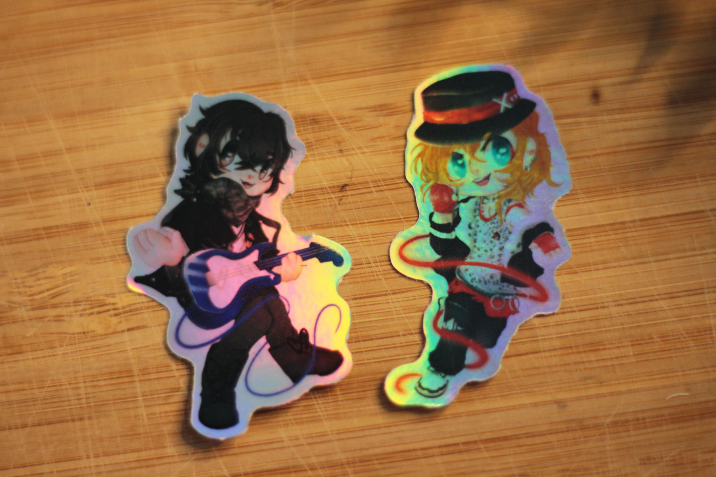 IRIDESCENT SOUKOKU STICKERS BAND AU