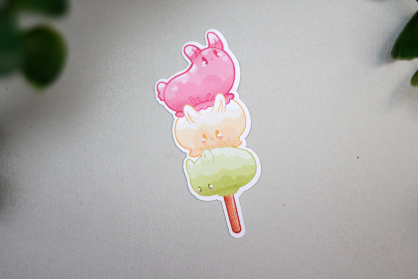 Bunny Dango Sticker - Original Design