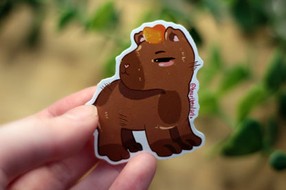 Chill as a Capybara - Sticker