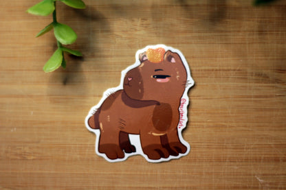 Chill as a Capybara - Sticker