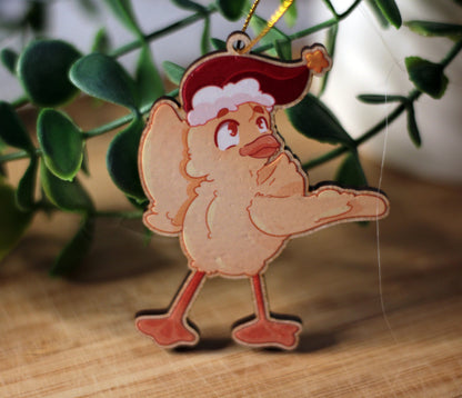 Christmas Duck Tree Ornament