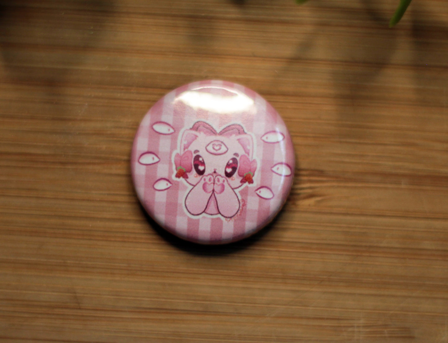 NON-BUNIARY and PINK DEMON KITTY badges!