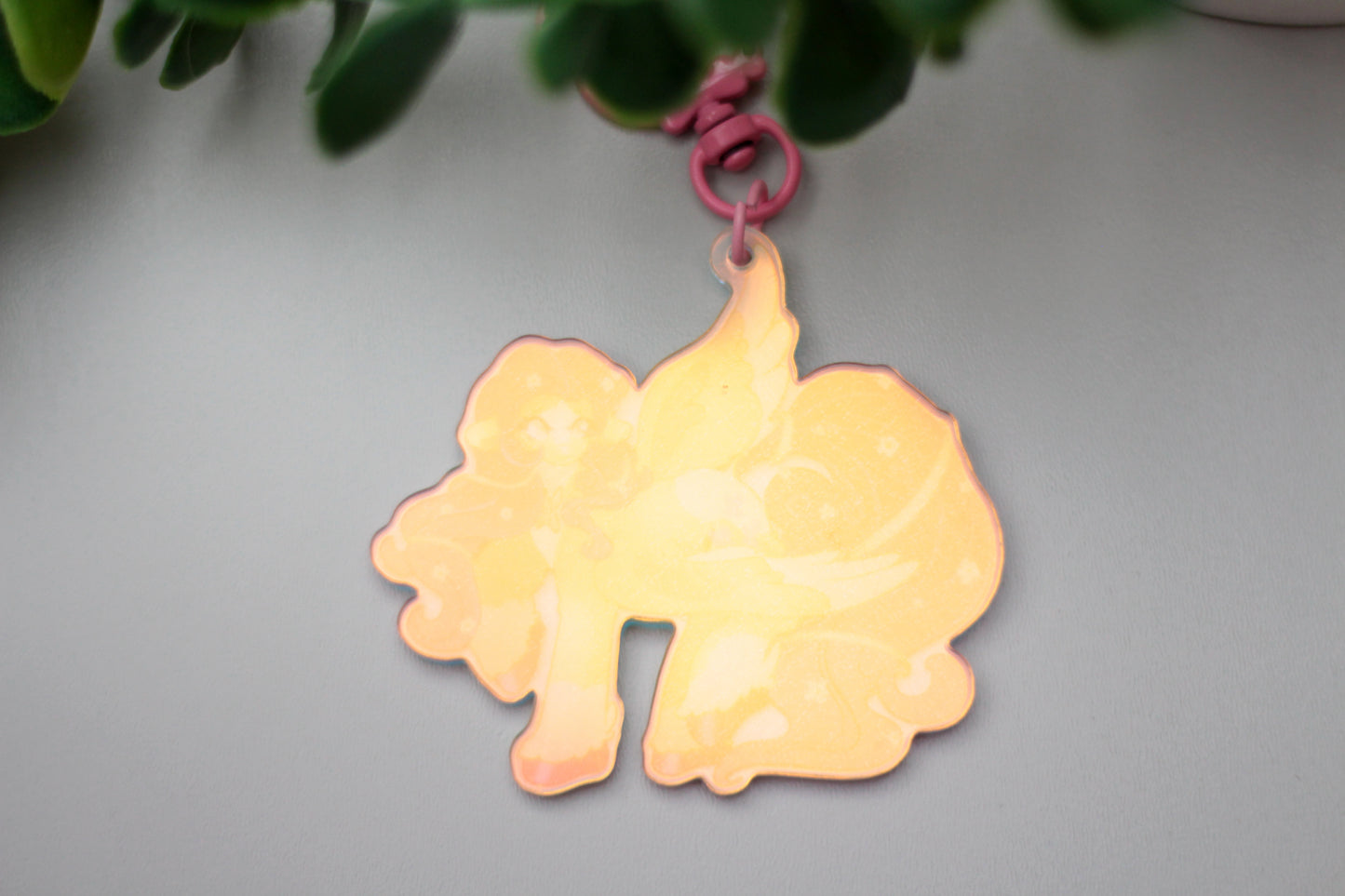 Fluttershy Keychain - MLP inspired Keychain