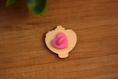 Fragile Heart Potion Bottle Badge / Sticker