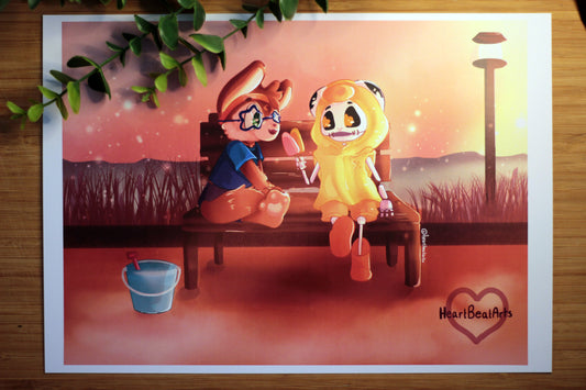 Friendship on the Fringe - Frankie And Friends Art Print.