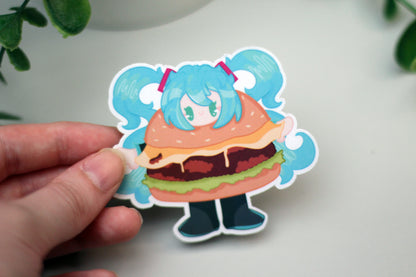 Miku Burger - Hatsune Miku Fanart