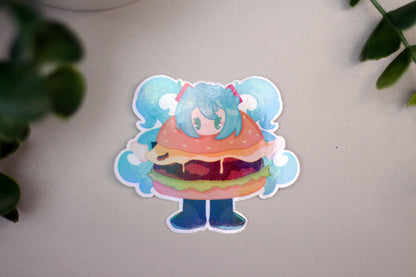 Miku Burger - Hatsune Miku Fanart