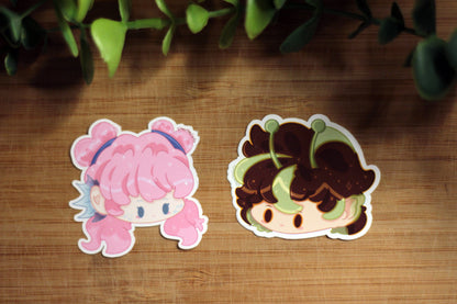 LDShadowlady and SmallishBeans Stickers - BGRADE Hermitcraft/Life Series fanart!