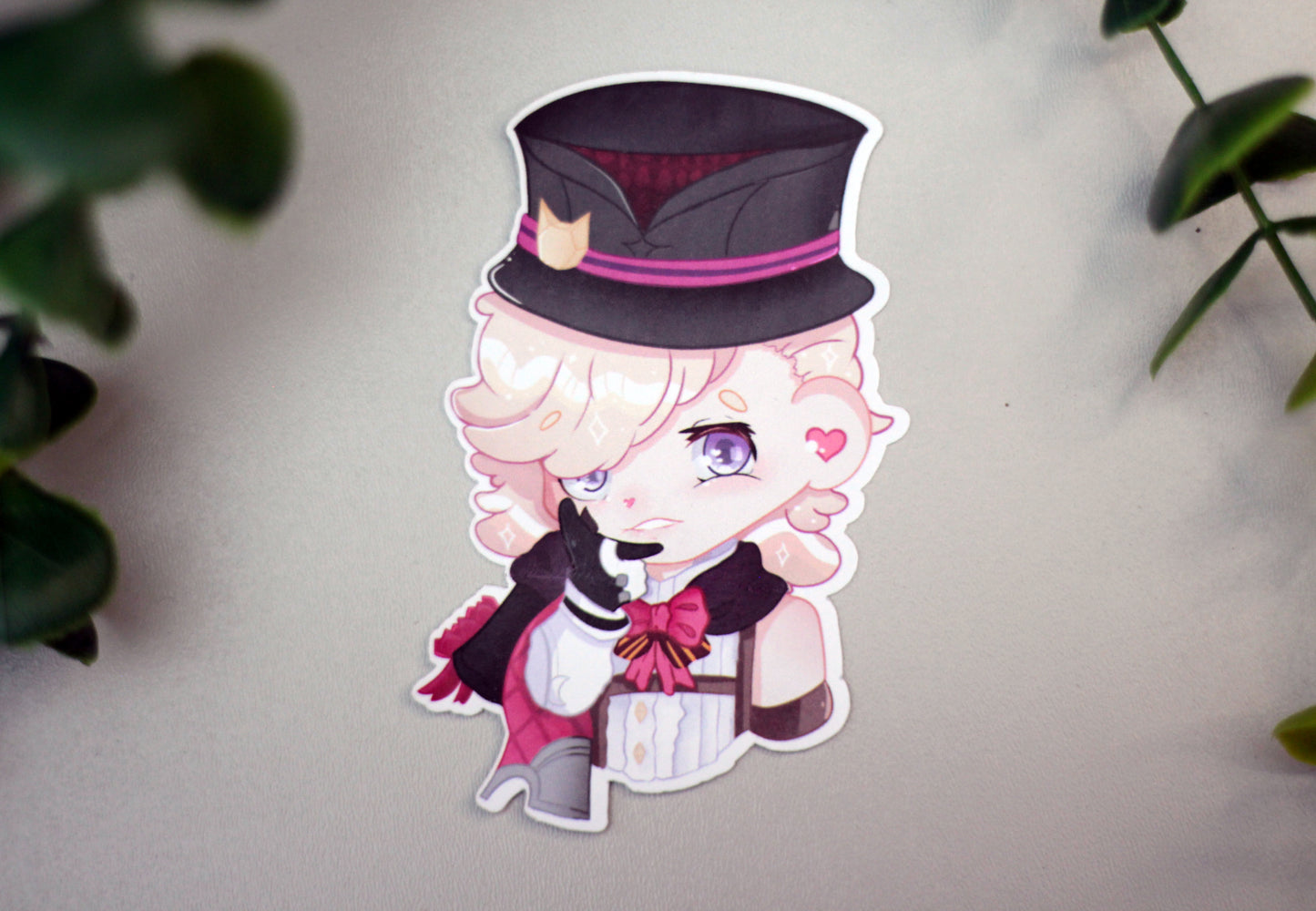 Lyney - Genshin Impact Chibi Sticker