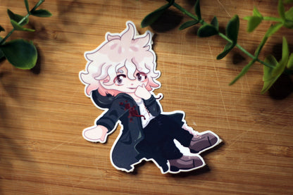 Chiaki Nanami and Nagito Komeda - Danganronpa FANMADE Stickers
