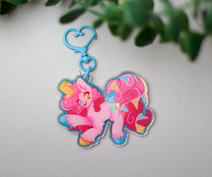 Pinkie Pie Keychain - MLP inspired Keychain!