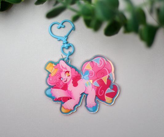 Pinkie Pie Keychain - MLP inspired Keychain!