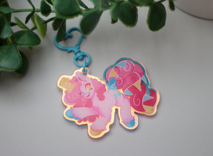 Pinkie Pie Keychain - MLP inspired Keychain!