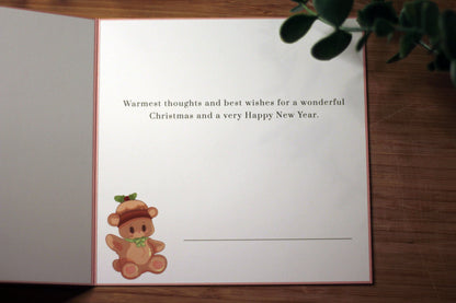 Pudding Bear Christmas Card 2025