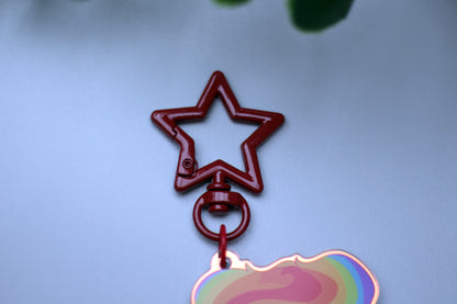 Rainbow Dash Keychain - MLP inspired Keychain