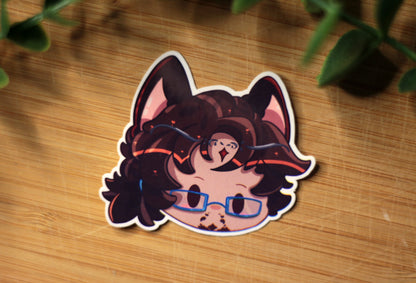 Martyn, Ren and Cleo - Hermitcraft / Life Series Stickers (FAN-MADE)