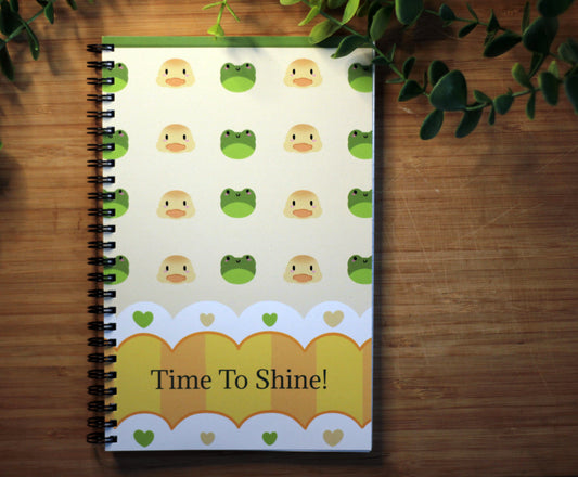 Duck and Frog Themed Notebook / Journal