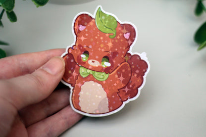 Tanuki Holographic Sticker