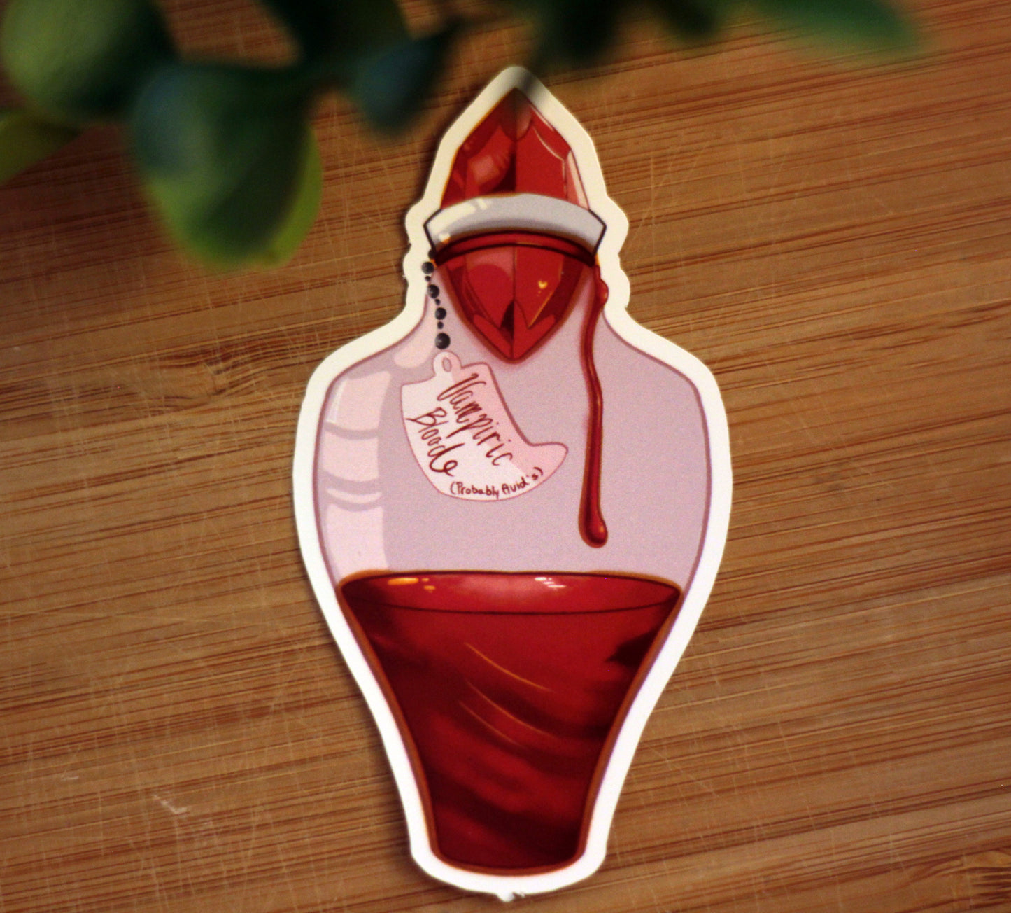 Vampiric Blood Potion Bottle Sticker