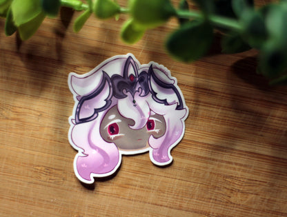 White Lily and Silent Salt Stickers - CRK FANART