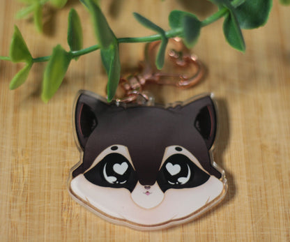 Raccoon Keychain